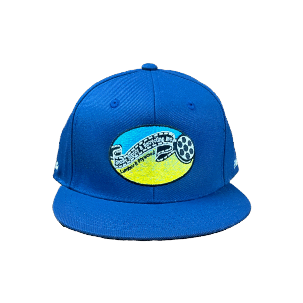SSR® royal blue fitted cap front view