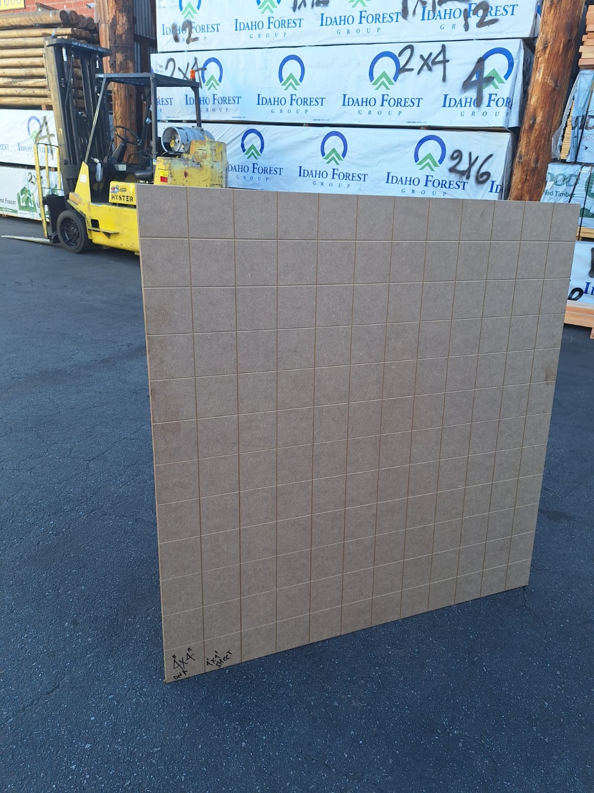 4X4 Tile Board Sheet